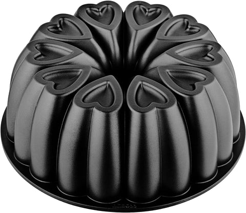 Mienca® Heart Shape Aluminum Cake Pan (Black)